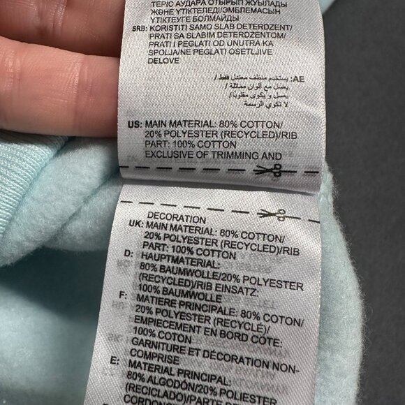 Adidas Womens X-Large XL Mint Green All Season Long Sleeve Crew Sweatshirt NWT - Picture 9 of 12